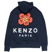 【KENZO-ケンゾー】Boke Flower Crest Oversized Hoodie【M.BLUE】