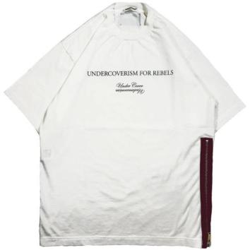 【UNDERCOVER PRE-アンダーカバープレ】Co 天竺サイド　3連ZipTEE【OFF WHT】