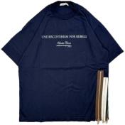 【UNDERCOVER PRE-アンダーカバープレ】Co 天竺サイド　3連ZipTEE【NAVY】