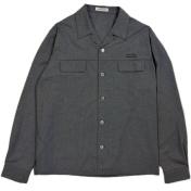 【UNDERCOVER-アンダーカバー】T/Ryトロストレッチ長袖開襟シャツ UC【CHARCOAL】