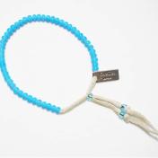 【KAMIYA-カミヤ】GlassBeaded Bracelet【AQUA】