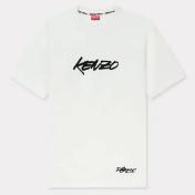 【KENZO-ケンゾー】'Kenzo x Futura 2000' コットンTシャツ【WHT】