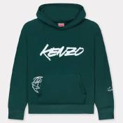 【KENZO-ケンゾー】'Kenzo x Futura 2000' パデッド コットン フ―ディー