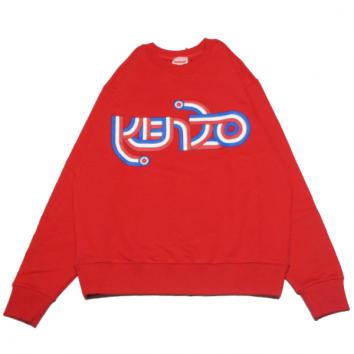 【KENZO-ケンゾー】KENZO LOGO スウェット【CHERRY】