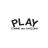 【PLAY COMME des GARCONS】T-SHIRT LOGO PRINT PLAY LOGO【GRY】