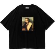 【TIGHTBOOTHPRODUCTION-タイトブースプロダクション】MONALISA S/S T-SHIRT【BLK】