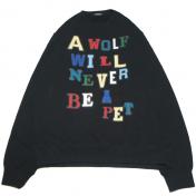 【UNDERCOVER-アンダーカバー】SWEAT A WOLF WILL NEVER BE A PET