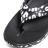 【TheSoloist-ソロイスト】OOFOS flip-flop.(leopard)【BLK】