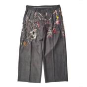 【doublet/ダブレット】EMBROIDERED CHAIN TAILORED TROUSERS