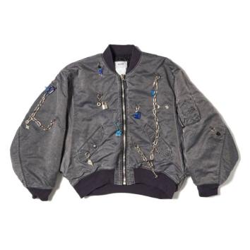 【doublet/ダブレット】KEY CHAIN DECORATED BOMBER JACKET