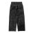 【doublet/ダブレット】FLOCKED DENIM EMBROIDERED PANTS【BLK】
