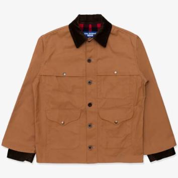【JUNYAWATANABE MAN-ジュンヤワタナベマン】綿オックス×綿フランネルチェック FILSON Wネーム JKT