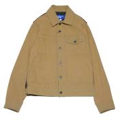 【JUNYAWATANABE MAN-ジュンヤワタナベマン】綿ウレタンデニムコーティング×ウールチェックツイード FILSON WネームJKT