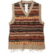 【doublet/ダブレット】OVERSIZED FAIR-ISLE KNIT VEST【BEG】