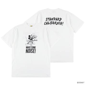 【STANDARD CALIFORNIA-スタンダード カリフォルニア】Disney/SD Make Some Noise T【WHT】