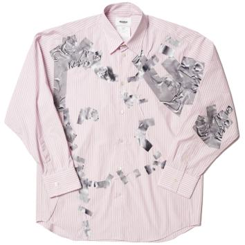 【doublet/ダブレット】GAFFER TAPE REPAIR SHIRT【PINK】