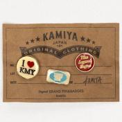 【KAMIYA-カミヤ】"KMY" Vintage Pin Set 3Pieces