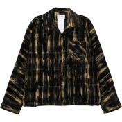 【doublet/ダブレット】DUST FLOCKY PAJAMA SHIRT【BLK】