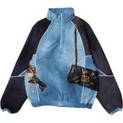 【doublet/ダブレット】TROMPE L’OEIL EMBROIDERY ANORAK【NAVY】