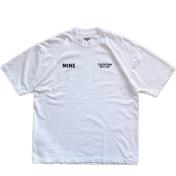 【MINE USA/マイン ユーエスエー】MINE x COOPERS TOWN BALL CAP Flock Print Tee【WHT】
