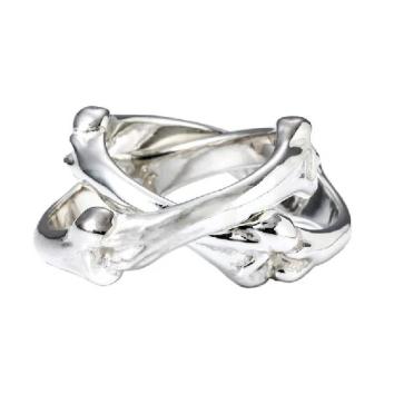 【TheSoloist-ソロイスト】bone shaped dual ring.