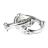 【TheSoloist-ソロイスト】bone shaped dual ring.