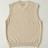 【GDC-ジーディーシー】GDC×TW Cotton Knit Vest【BEIGE】