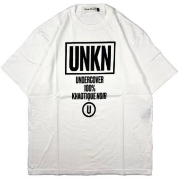 【UNDERCOVER-アンダーカバー】TEE UNKN UNDERCOVER100%【WHT】