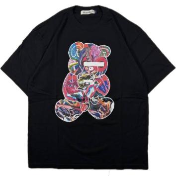 【UNDERCOVER-アンダーカバー】TEE BEAR ORGANSコラージュ【BLK】