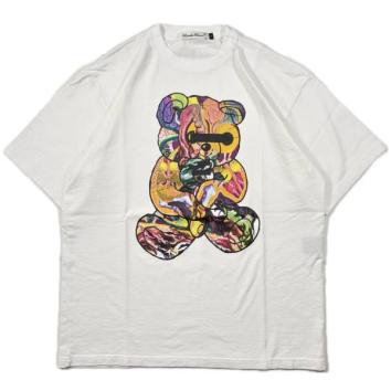【UNDERCOVER-アンダーカバー】TEE BEAR ORGANSコラージュ【WHT】