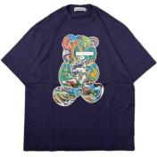 【UNDERCOVER-アンダーカバー】TEE BEAR ORGANSコラージュ【NAVY】