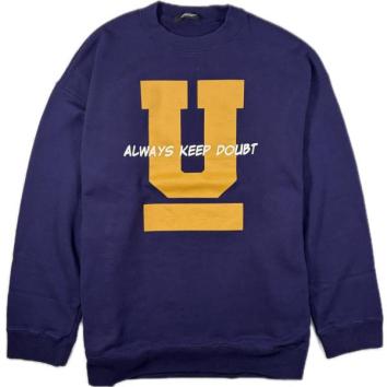 【UNDERCOVER-アンダーカバー】BIGSWEAT U AKD【NAVY】