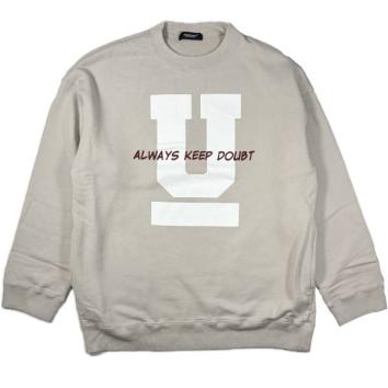 【UNDERCOVER-アンダーカバー】BIGSWEAT U AKD【BEG】