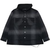 【mastermind JAPAN-マスターマインド ジャパン】HOODED PLAID SHIRT