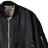 【TheSoloist-ソロイスト】faux fur lining flight jacket.【BLK×GRY】