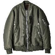 【TheSoloist-ソロイスト】faux fur lining flight jacket.【OLV×BEG】