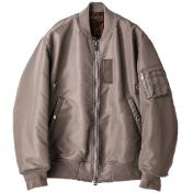 【TheSoloist-ソロイスト】faux fur lining flight jacket.【BEG×BEG】