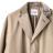 【TheSoloist-ソロイスト】Velvet collar chesterfield coat.【BEG】