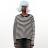 【KAMIYA-カミヤ】Horizontal Multi Stripe Bouclé Knit【BLK】