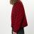 【KAMIYA-カミヤ】Horizontal Multi Stripe Bouclé Knit【RED】