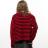 【KAMIYA-カミヤ】Horizontal Multi Stripe Bouclé Knit【RED】