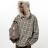 【KAMIYA-カミヤ】Fur-Trimmed Hooded Check Shirt【GRN】