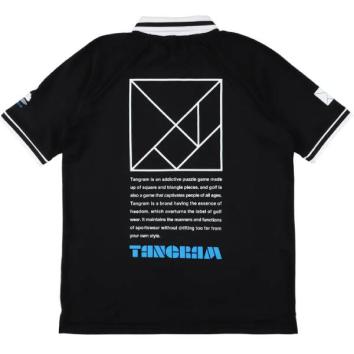 【TANGRAM-タングラム】TURF LOGO ACTIVE POLO SHIRTS【BLK】