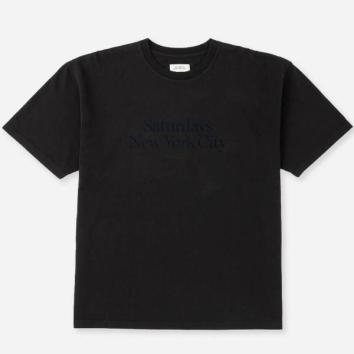 【Saturdays NYC/サタデーズ ニューヨークシティ】Miller Standard SS Tee【BLK】
