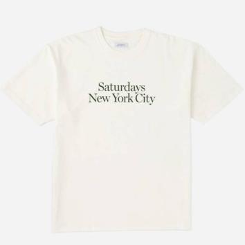【Saturdays NYC/サタデーズ ニューヨークシティ】Miller Standard SS Tee【WHT】