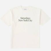 【Saturdays NYC/サタデーズ ニューヨークシティ】Miller Standard SS Tee【WHT】