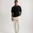 【Saturdays NYC GOLF/サタデーズ ニューヨークシティ ゴルフ】Doubleknit Rib Hem SS Polo【BLK】