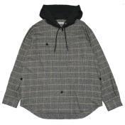 【UNDERCOVER Pre-アンダーカバー プレ】Co/Wネル起毛CKウラケフードシャツ【GRY】