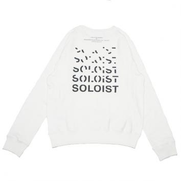 【TheSoloist-ソロイスト】SOLOIST (crew neck sweatshirt)【WHT】