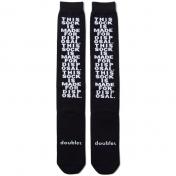 【doublet/ダブレット】“MADE FOR DISPOSAL”SOCKS【BLK】